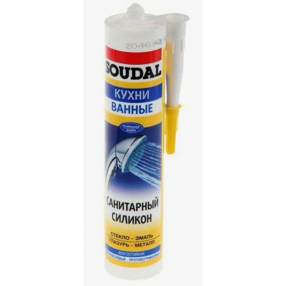 Герметик Soudal кухни ванные, санитарный 280 мл. бесцветный