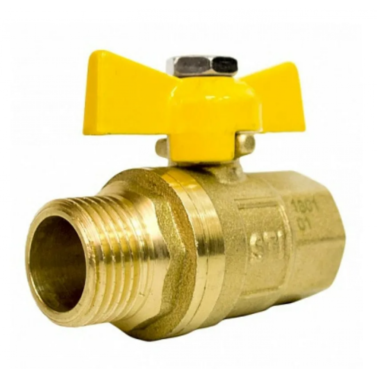 Кран газ шаровой 3/4'' вн/нар бабочка