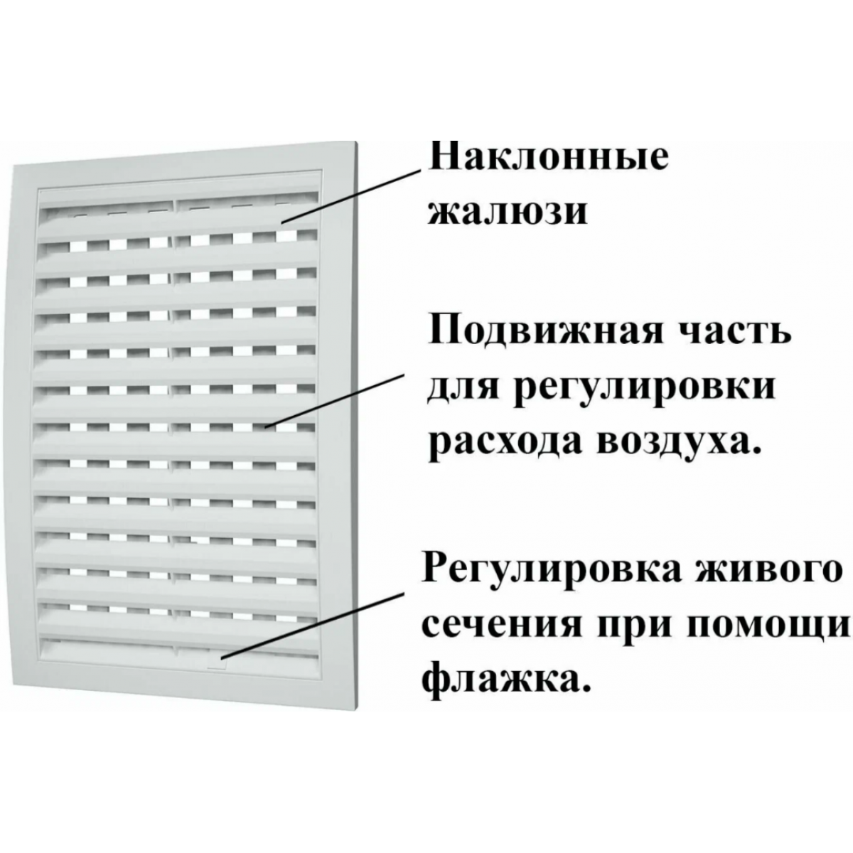 Решетка вент. 180х250 регулируемая 1825РРП ERA