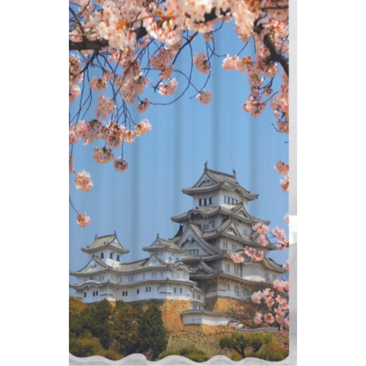 Штора для ванн BATH print Kyoto Blossoms (Япония) 180х200