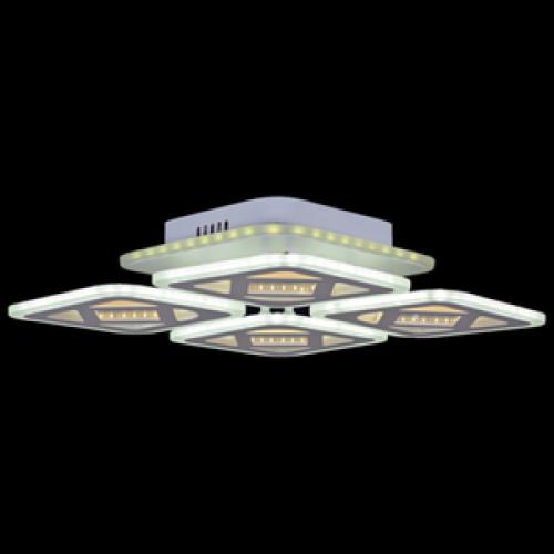 Светодиодная люстра 08885-0.3-04LED WH (BL + YL)